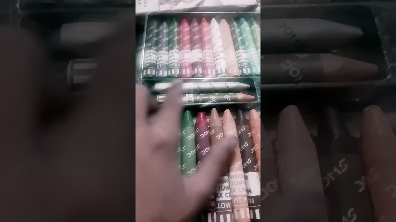 Doms Triangle Jumbo Wax Crayons 2 Free Extra Colour