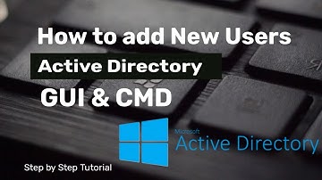 Add New User in Active Directory Domain Services (ADDS)  using GUI and CMD | VirtualTechBytes