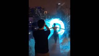 Waterproof laser outdoor project effect 3