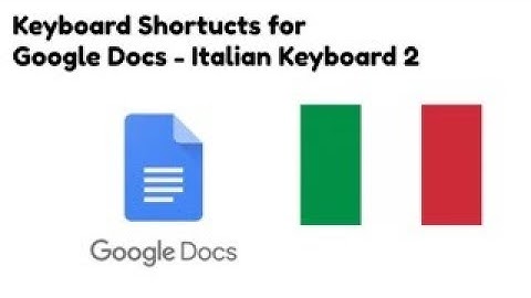 Italian Keyboard Symbols Google Docs - 2