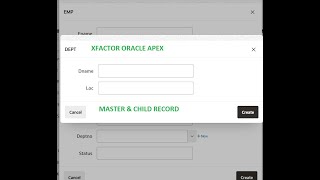 Create Master & Child Record At a time # xfactor Oracle Apex