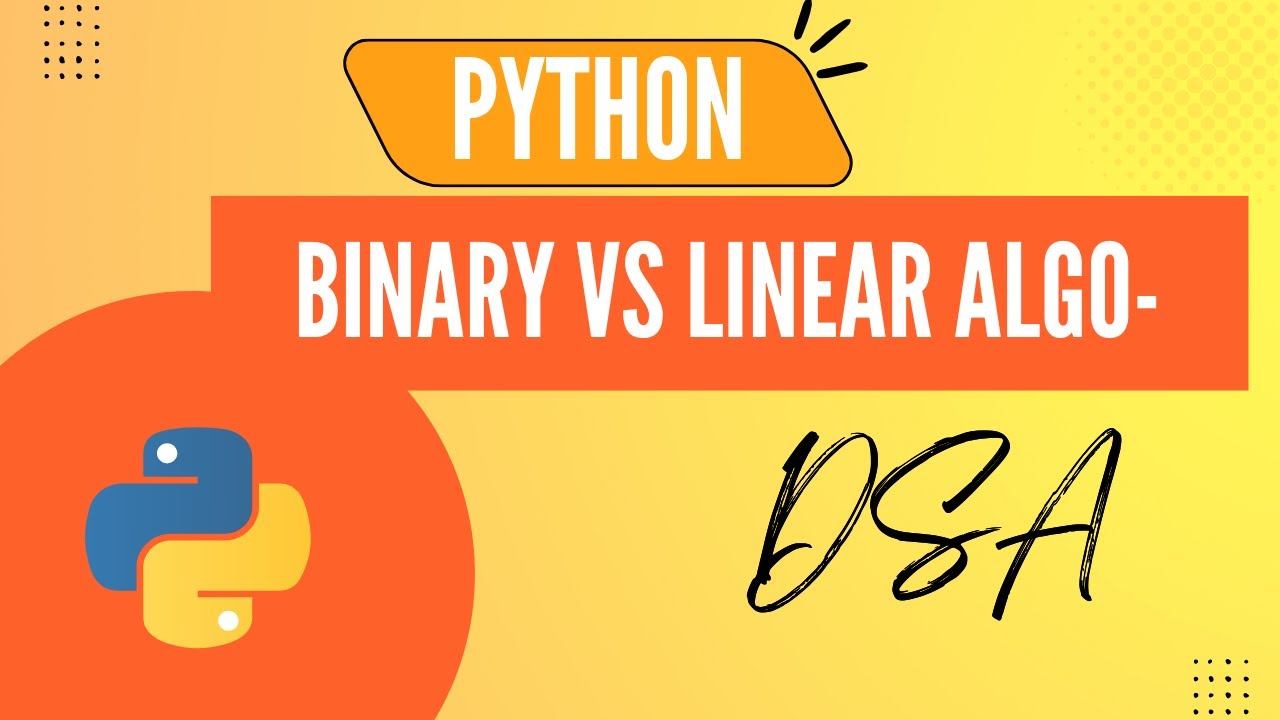 Linear and Binary Search Algorithm comparison | How efficient is the ...
