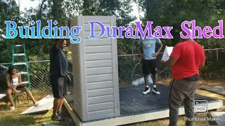 DIY Plastic Lifetime Outdoor Storage Shed Assembly | Howto Build Foundation Plan [Easy Steps]