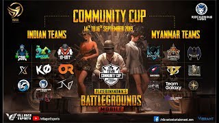 Yuvin Community Cup • India ?? X Myanmar ?? • Day 2 | PUBG Mobile