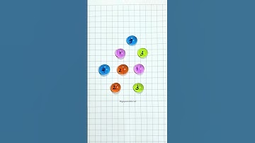 Match the Numbers with the Same Color 🤔#games #art #maths #quiz #drawing #line #colors #shorts