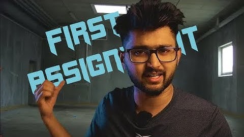 FirstAssignment - Not Just A Video Editing Course By Tharun Speaks
