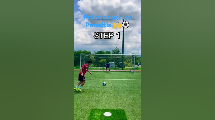 Práctica así los penales ⚽🙌 con 2 sencillos pasos para engañar al portero 😱😉👍