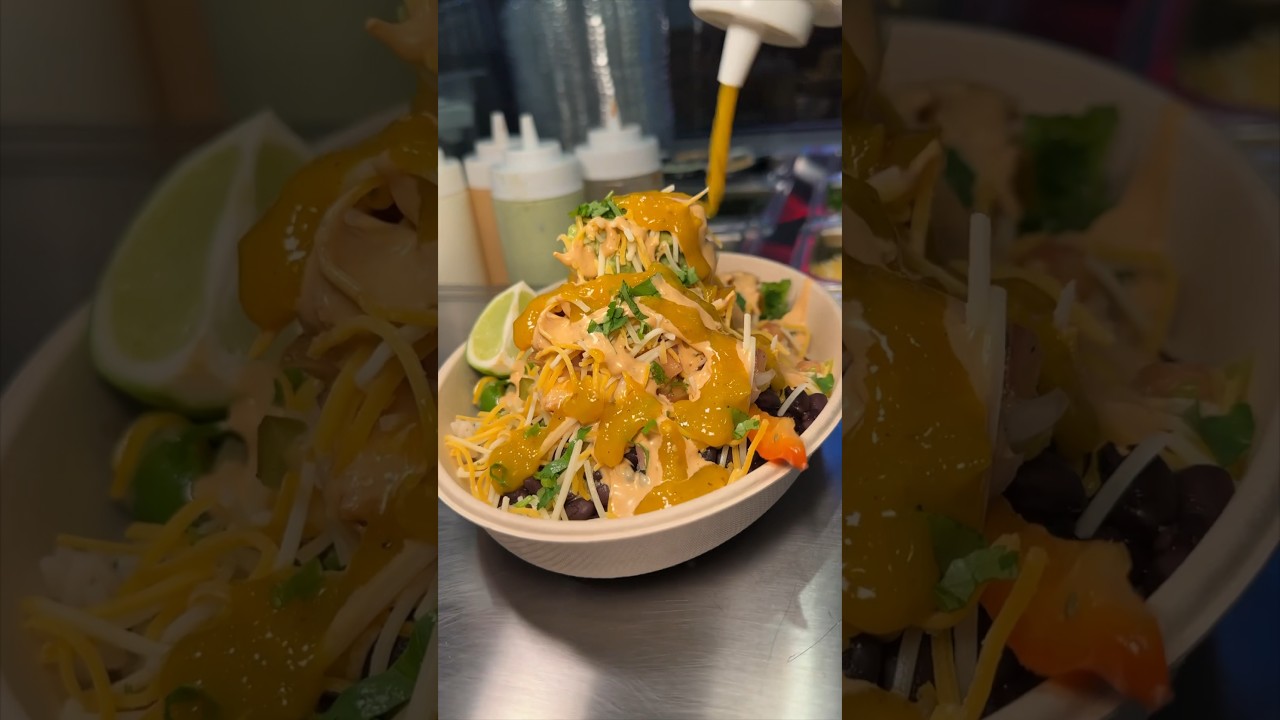 You can only choose one of these two bowls at Adobo Mex Grill in Brooklyn, NYC…🤤 #DEVOURPOWER