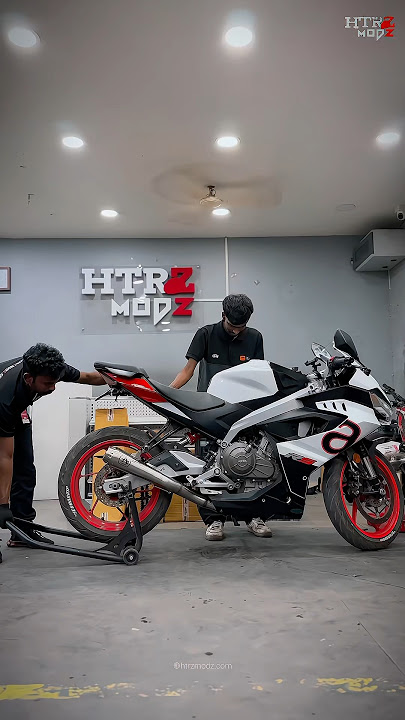 aprilia rs 457 full modified #htrzmodz #apriliars457 #motorcycle #bikers #automobile #trending