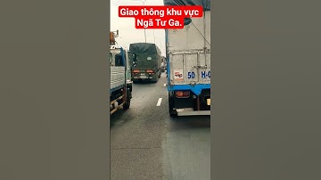 Giao thông trên quốc lộ 1A khu vực Cầu vượt Sóng Thần về Ngã Tư Ga.