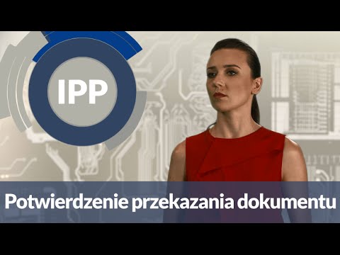 Potwierdzenie przekazania dokumentów [IPP]