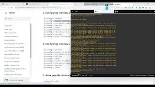 Lab-9:(part-2)Forwarding packets with static routing from one network to another.
