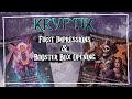 Kryptik tcg  initial thoughts  booster box opening