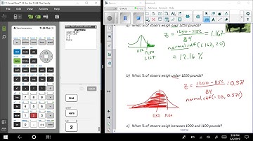 Finding % of population using z-scores. - Made Easy