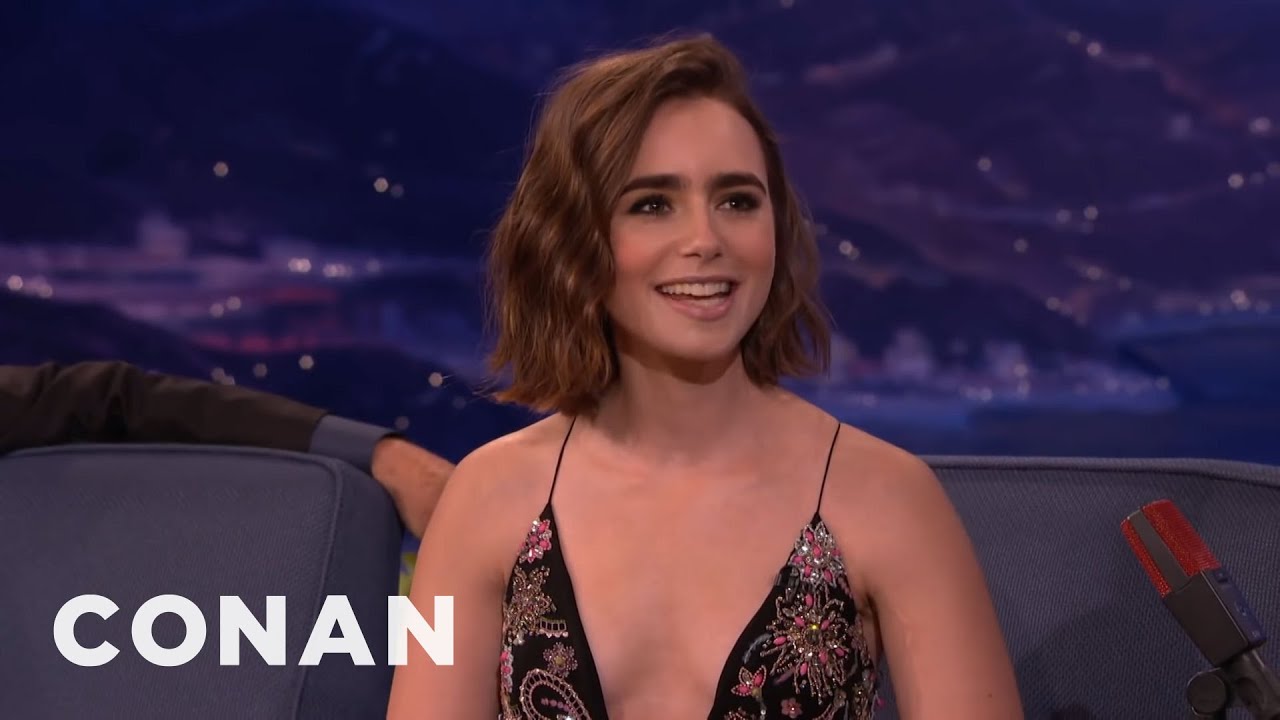 Lily Collins: I Want To Be A Master-Baker! | CONAN on TBS