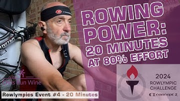 Concept 2 Rowlympics 20-Minute Rowing Challenge - Event #4