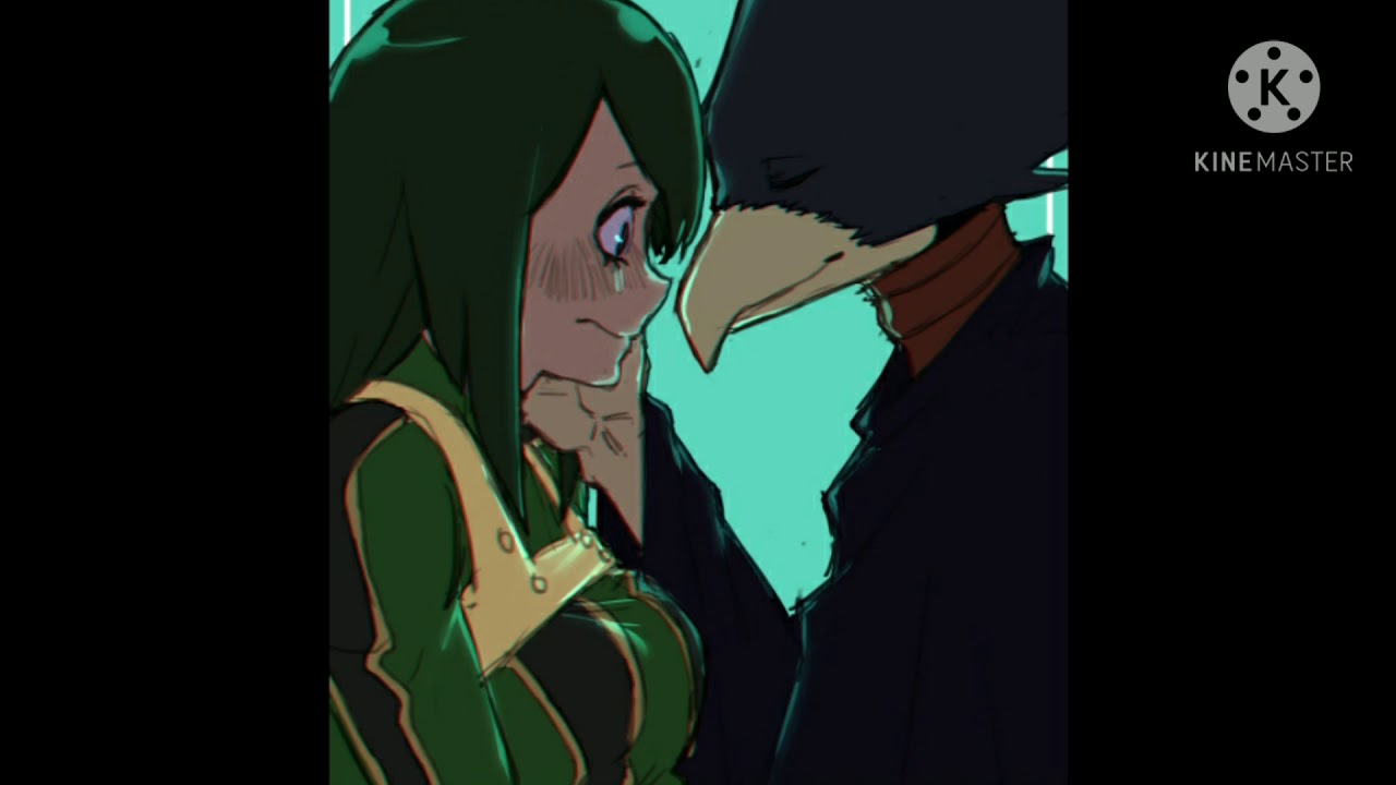 tokoyami x tsuyu asui| animals