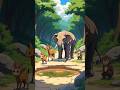 एक बूढ़े हाथी की समझदारी ,क्या तोते की बात सच होगी?#shorts #viral #trending #story#cuteanimal