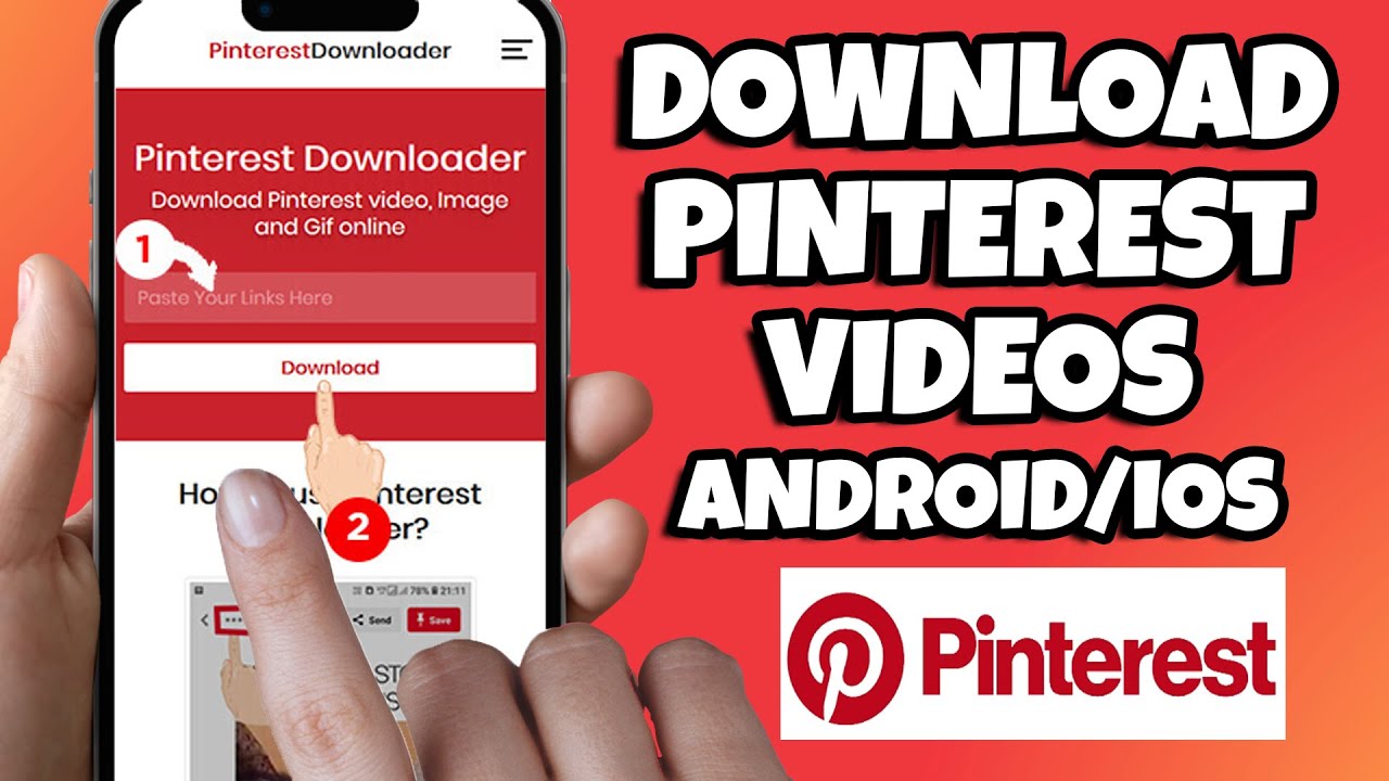 How To Download Pinterest Videos On Phone/ Save Pinterest Videos ...