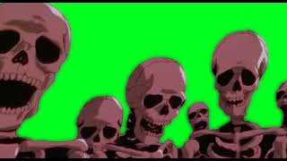 Skeletons Roasting Jellybean Meme Green Screen Best Version