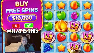 So I tried a $10,000 bonus on FRUIT PARTY 2! (STAKE)