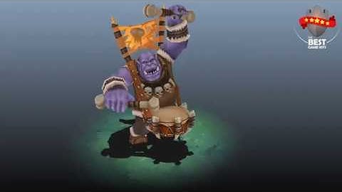 Orc Drummer animated character