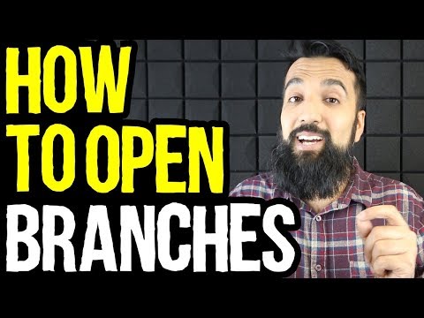Video: How To Open A Branch