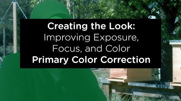 DaVinci Resolve 9 Creating the Look - Part 2: Primary Grading - Improving Exposure, Focus, Color