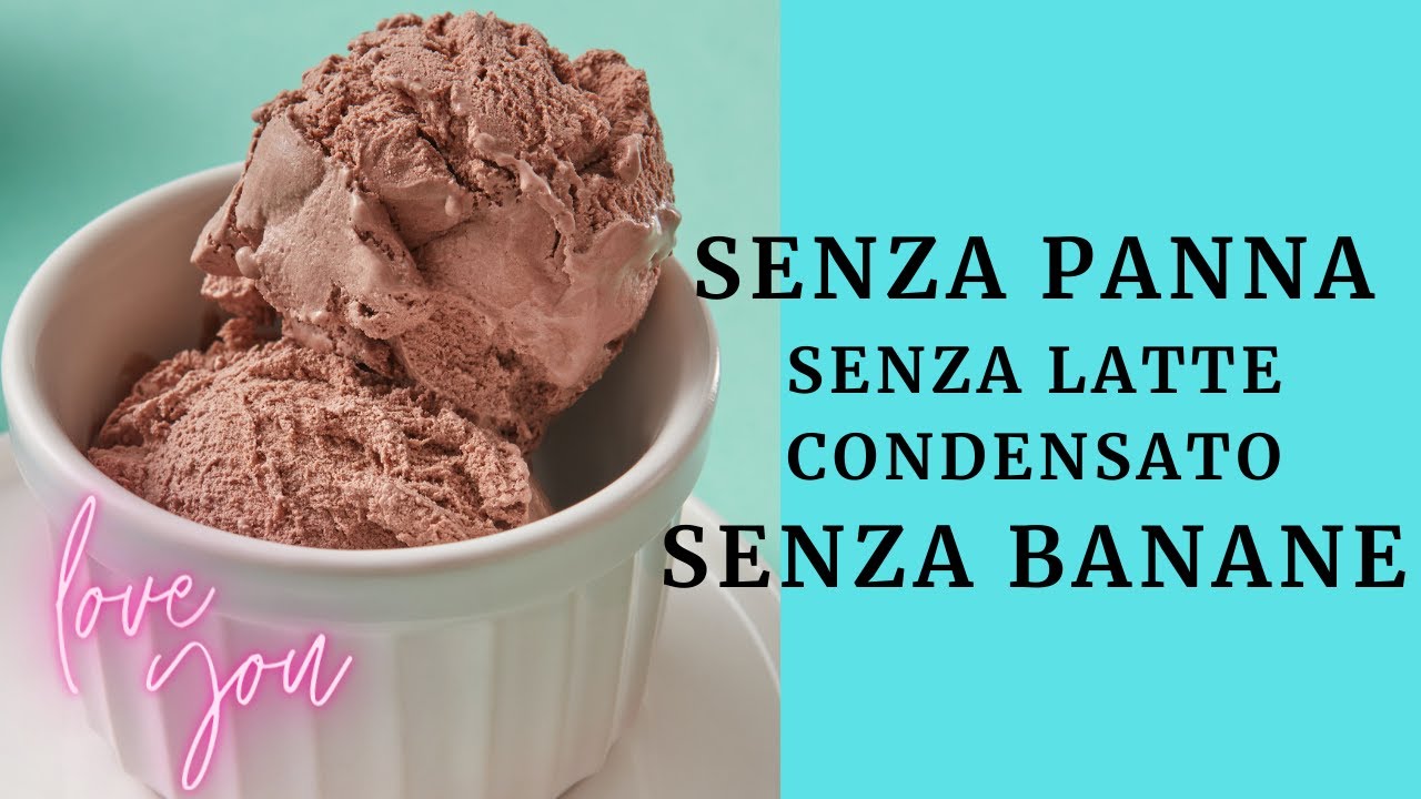 GELATO FURBO AL CIOCCOLATO Senza Panna e  Senza Uova