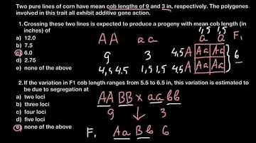 Quantitative genetics, crossing problem and solution