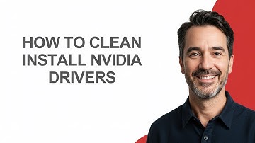 How to Clean Install Nvidia Drivers - KevinHowTo
