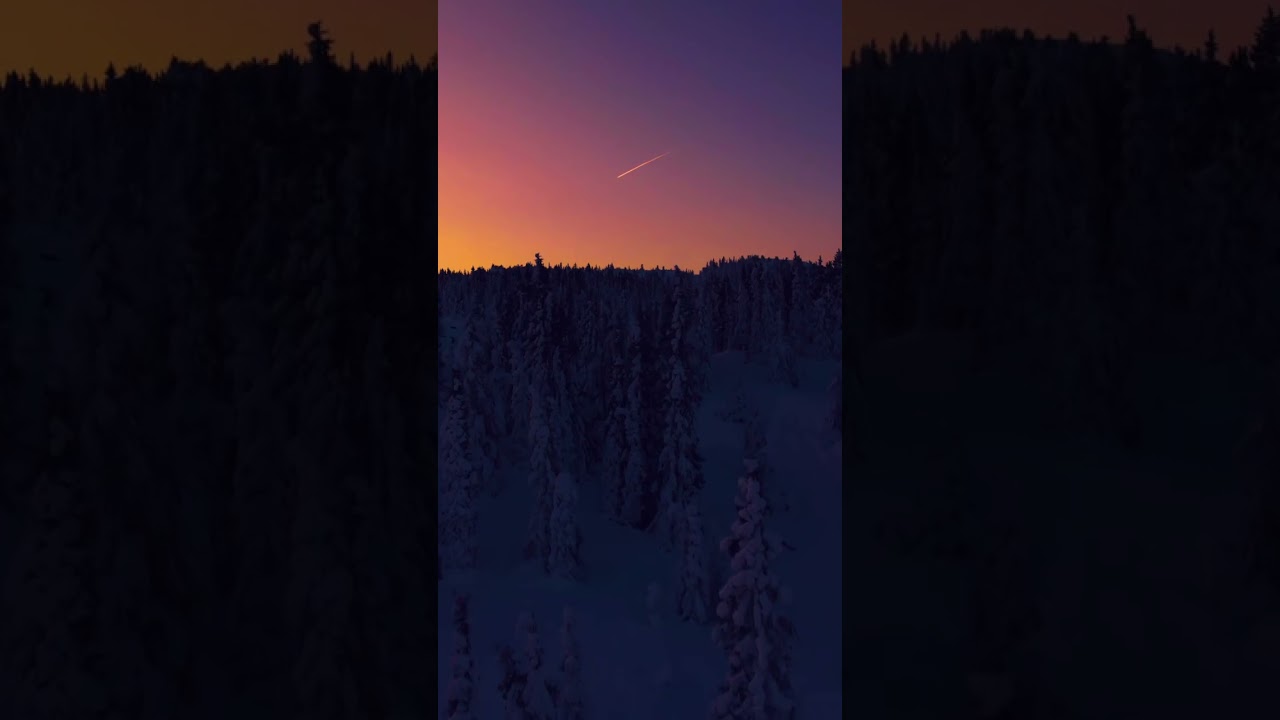 Most Epic Winter Sunset, Drone Footage, Magical Hours 