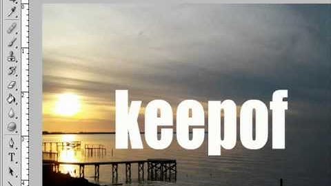 Watermark Tutorial using Photoshop cs4 extented