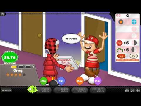 Papa's Pizzeria HD - Reaching Rank 100! 