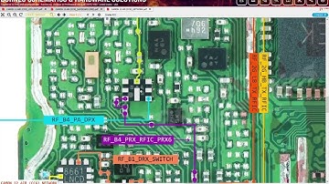Tecno Camon 12 Air CC6 Network Section Hardware Solutions Ways  Diagram jumper Borneo Schematics