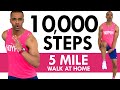 10000 Steps Indoor Workout | 5 Mile Fast Walking Workout  at Home for Weight Loss (BURN CALORIES!)