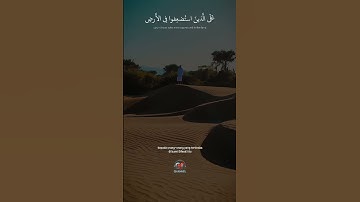 وَنُريدُ أَن نَمُنَّ عَلَى الَّذينَ استُضعِفوا فِي الأَرضِ ❤️ محمد صديق المنشاوي ❤️سورة القصص : ٥