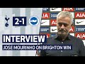 INTERVIEW | JOSE MOURINHO ON BRIGHTON WIN | Spurs 2-1 Brighton