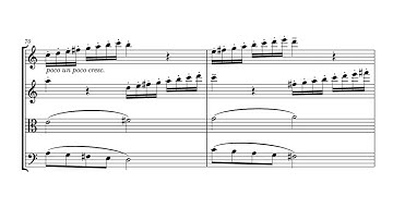 String Quartet No.2 Movement 1 by Benjamin McLean