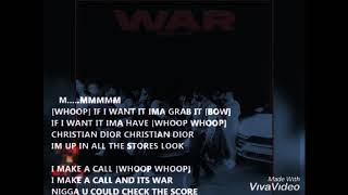 Pop smoke x Lil Tjay - WAR ( Official Video Lyrics)