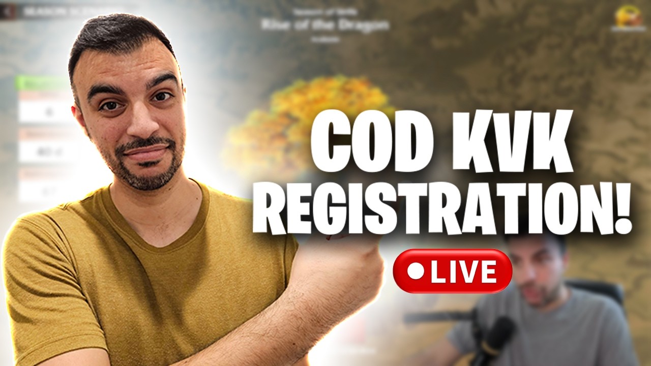 LIVE! G2 KvK Registration Starts + KD PvP Stats! | Call of Dragons