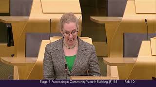 Stage 3 Proceedings: Community Wealth Building (Scotland) Bill (Part 1) - 10 February 2026