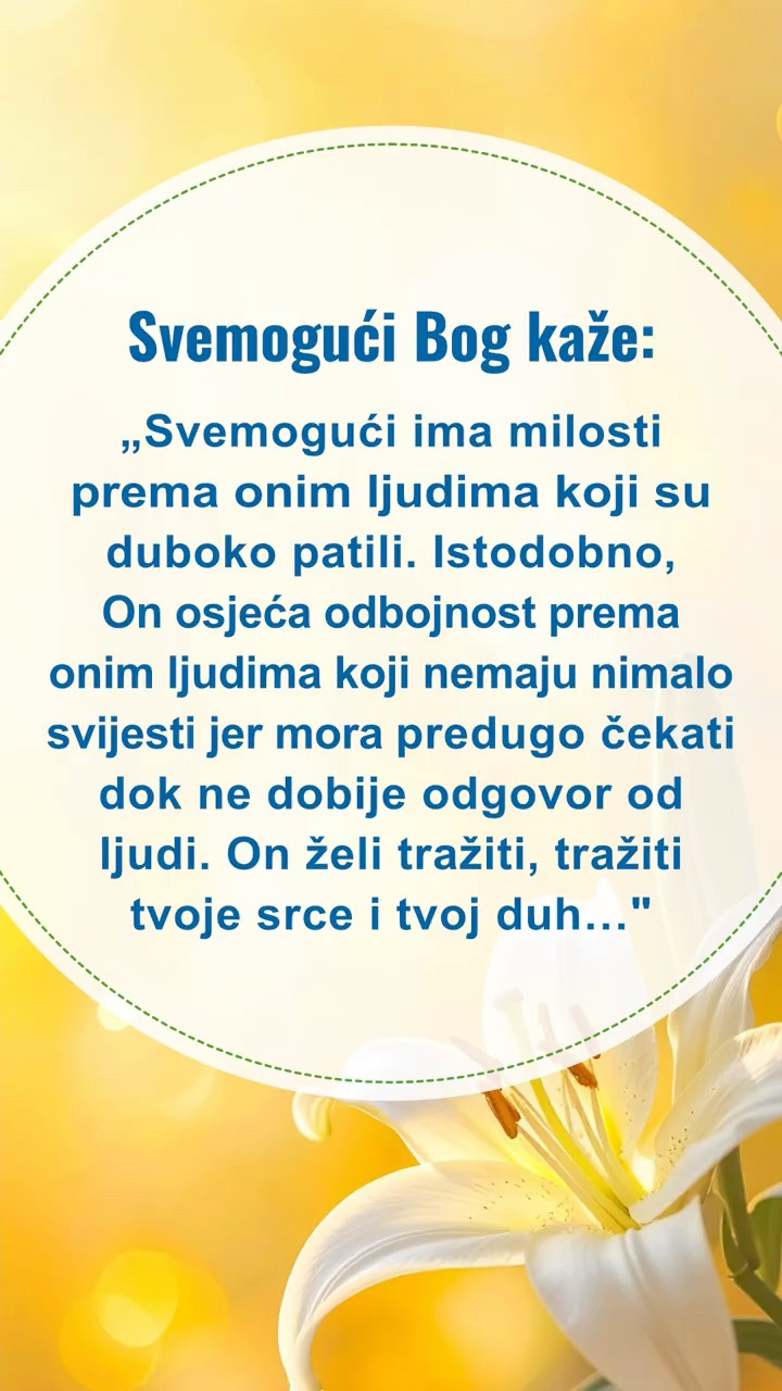 Bog se nada da ćete ovo danas pročitati