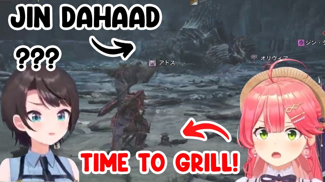 Miko and Subaru's Chaotic Battle Against Jin Dahad in MH Wilds