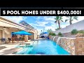 5 Florida Pool Homes Selling For under $400,000!