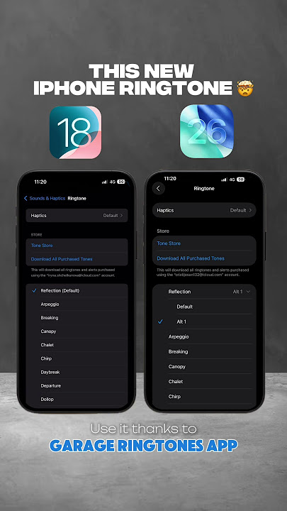 🔔iOS 18 vs iOS 26 Ringtone – Sound Evolution #garageringtones