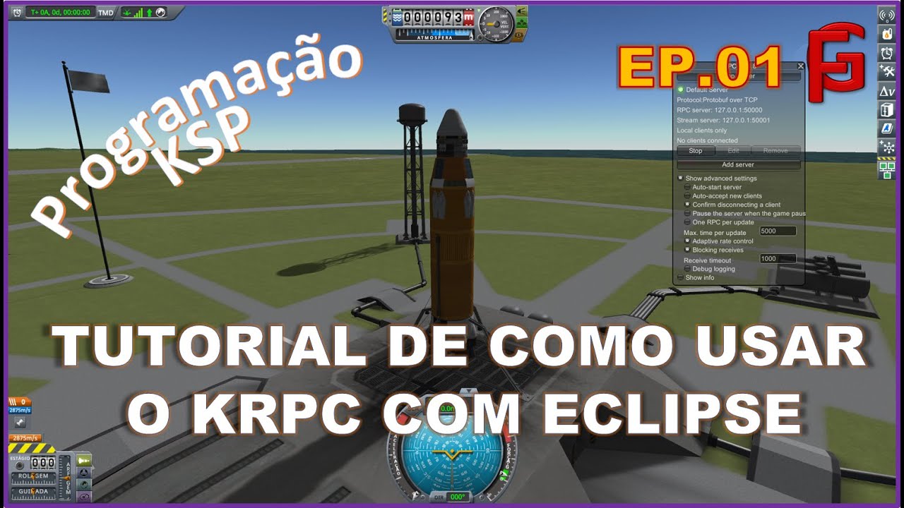Programação KSP - EP 01 - Tutorial para usar o KRPC junto com Eclipse ...