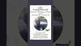 Somerville W. Antoine  | Funeral Announcement #obituaries #svg #stvincent