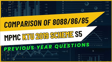 𝗖𝗢𝗠𝗣𝗔𝗥𝗜𝗦𝗢𝗡 8085/8086/8088 || 𝗠𝗜𝗖𝗥𝗢𝗣𝗥𝗢𝗖𝗘𝗦𝗦𝗢𝗥𝗦 𝗔𝗡𝗗 𝗠𝗜𝗖𝗥𝗢𝗖𝗢𝗡𝗧𝗥𝗢𝗟𝗟𝗘𝗥𝗦 || 𝗜𝗠𝗣𝗢. 𝗤𝗨𝗘𝗦.&𝗔𝗡𝗦. || 𝗞𝗧𝗨 | S5