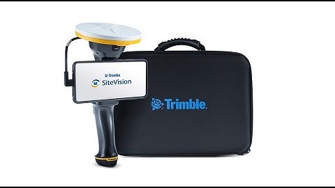 Trimble Sitevision data preparation in TBC